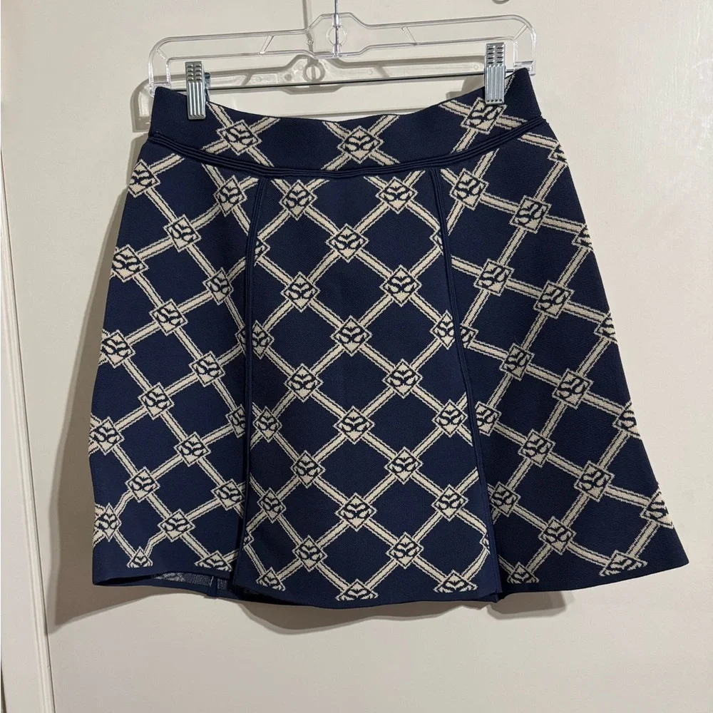 Sandro Jacquard A-Line Mini Skirt. - Picture 6 of 7